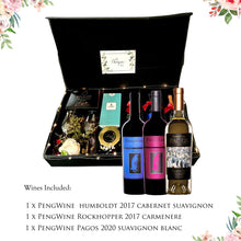 Load image into Gallery viewer, SALUD Premium Gift Hamper (Three Wines) Amigos Y Vinos (Friends &amp; Wines)
