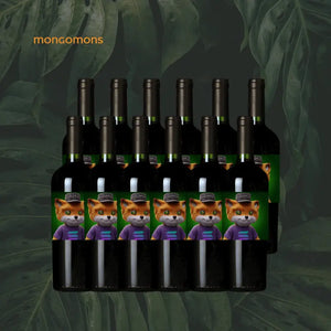 Mongomons #1184 Cabernet Sauvignon 2020 NFT Red Wine 750ml Amigos Y Vinos (Friends & Wines)