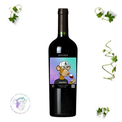 PengWine Bored Ape Solana Club NFT Cabernet Sauvignon 2020 Reserve Red Wine 750ml Amigos Y Vinos (Friends & Wines)