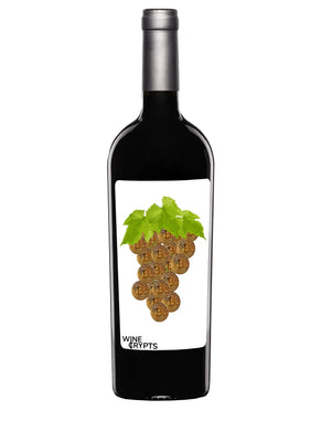 Wine Crypts Bitcoin Grapes Red Wine Amigos Y Vinos (Friends & Wines)