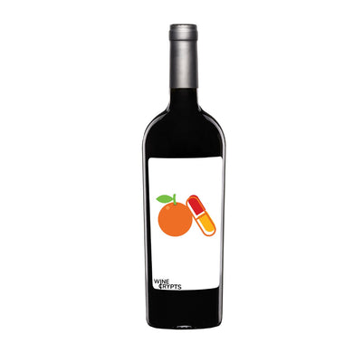 Wine Crypts Orange Pill Red Wine Amigos Y Vinos (Friends & Wines)